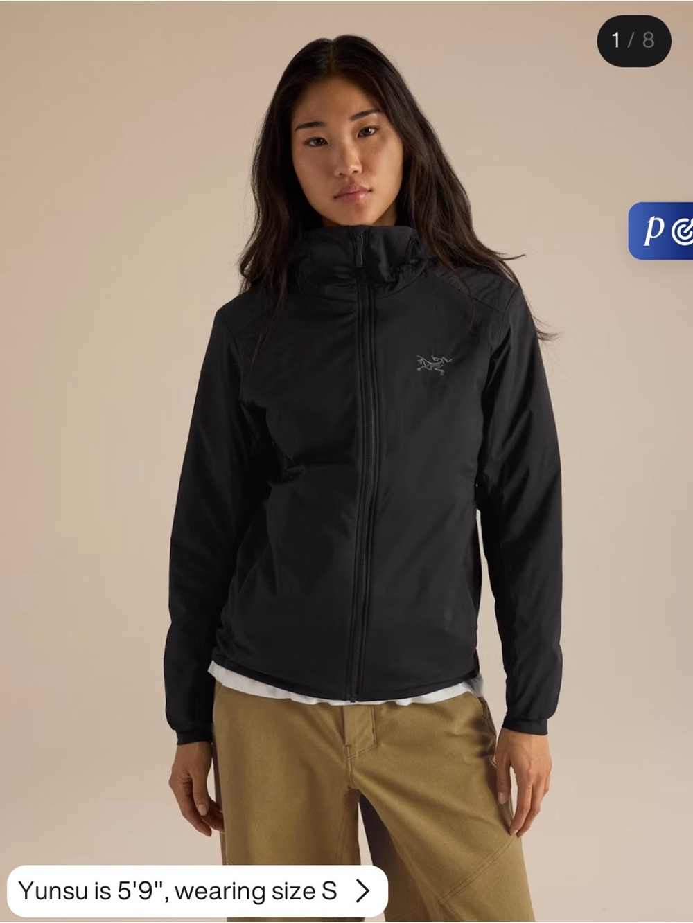 Arc'teryx Women's Atom Hoody Black Jacket